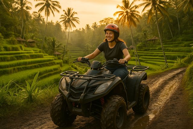 Quad túra Ubud rizsteraszain