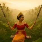 Bali swing és rizsterasz fotózás